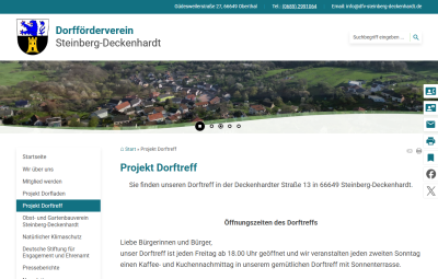 Dorftreff Steinberg-Deckenhardt