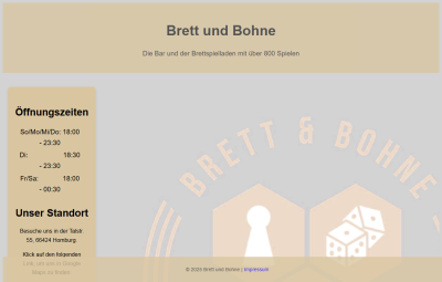 Brett &amp; Bohne