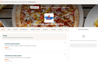 Original American Pizza
