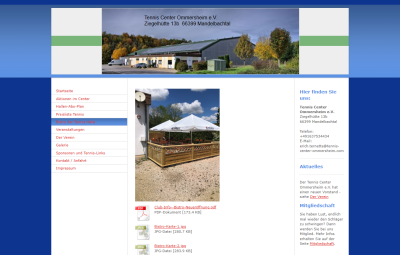 Bistro im Tenniscenter Ommersheim